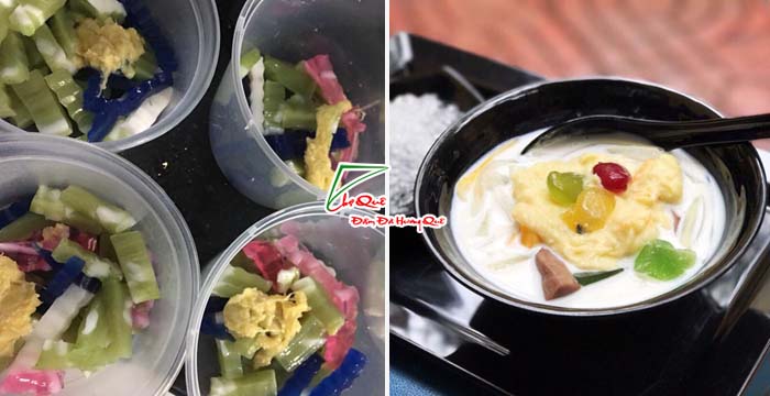 Ch&egrave; dừa non sầu ri&ecirc;ng